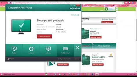 kaspersky antivirus demo 30 días.